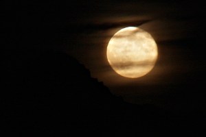 July 23, 2013 - Moonrise Over the Tetons